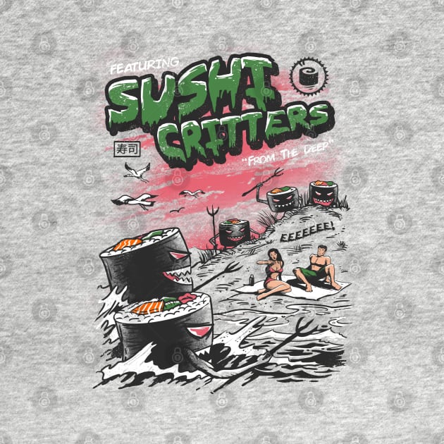 Sushi Critters by Vincent Trinidad Art